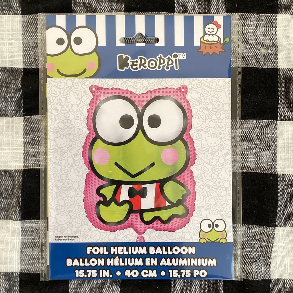 Keroppi foil helium balloon